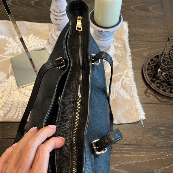 Coach Turnlock Tote (29086) Black EUC - Picture 8 of 12